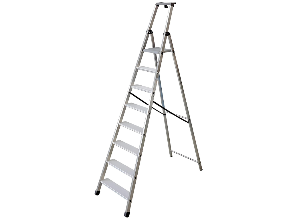 Profi hlinikovi stojaci zebrik - schudky 8 stupnu